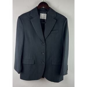 Everlane Black Women's Blazer Jacket - Classic Tailored Style